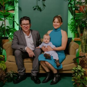 Justin Warner Instagram - One year of Wyatt. One year of his super-mom @maustalk!  Happy birthday, son!