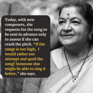K. S. Chithra Instagram - K.S. Chithra, the ‘Nightingale of Kerala’, who turned 61 recently, reflects on how she adapts to today’s playback culture and the changing soundscape of the country.

Tap the link in the bio to read.

✍ Gowri S ( @gowrianils )

#music #melody