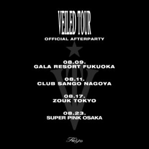 KEIJU Instagram - Official announce for VEILED ZEPP TOUR & AFTER PARTY! 🍾
