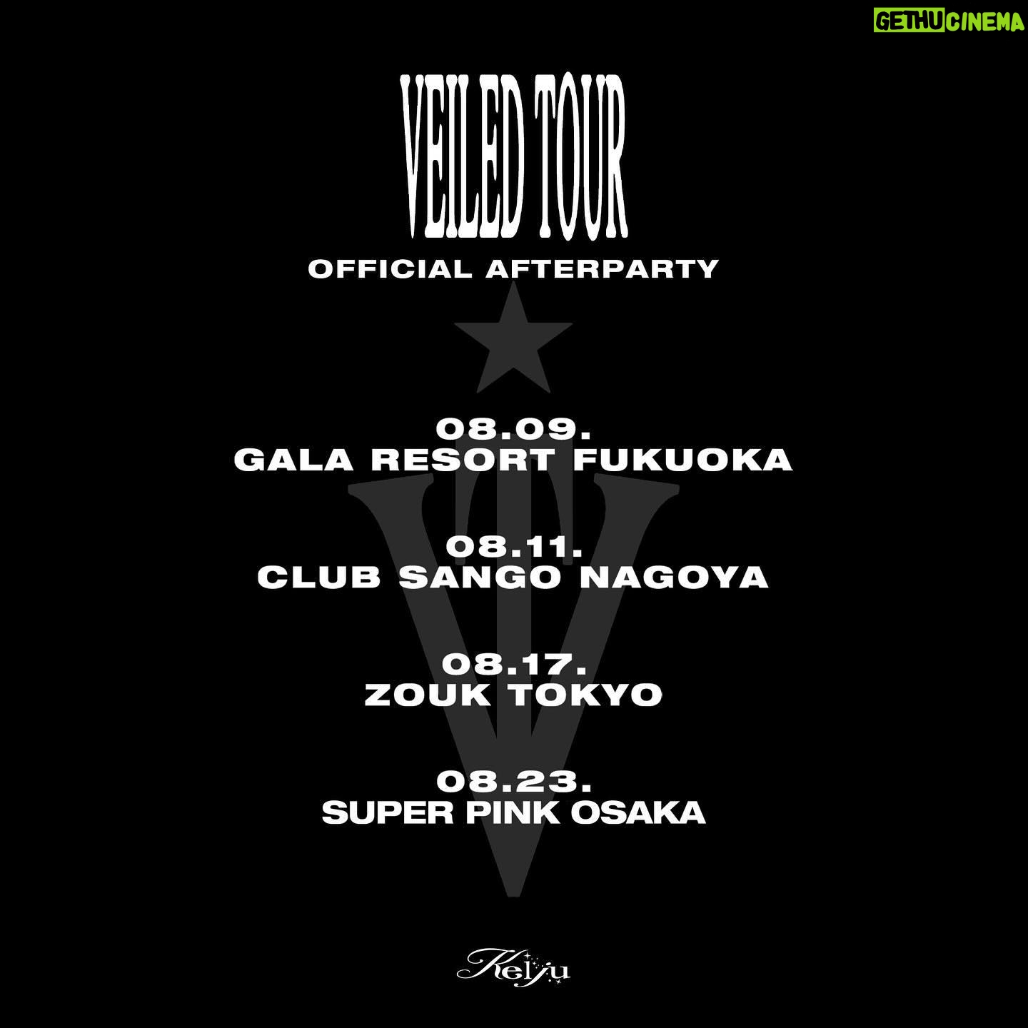 KEIJU - 8.9K Likes - Official announce for VEILED ZEPP TOUR & AFTER PARTY! 🍾