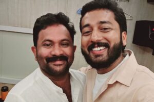 Kaarthik Shankar Instagram - My Next 🥰🫣 
I am truly honoured to be a part of the upcoming movie 'Padakuthira' Directed by @salonmsbs
Starring @ajuvarghese @sija_rose_george @actor.sidhique @surajvenjaramoodu .......!
Here are the pictures from the Pooja ceremony of the Film :)
Grateful 🙏 Blessed 🥰