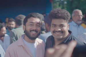 Kaarthik Shankar Instagram - My Next 🥰🫣 
I am truly honoured to be a part of the upcoming movie 'Padakuthira' Directed by @salonmsbs
Starring @ajuvarghese @sija_rose_george @actor.sidhique @surajvenjaramoodu .......!
Here are the pictures from the Pooja ceremony of the Film :)
Grateful 🙏 Blessed 🥰