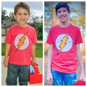 Kadan Rockett Instagram - #Flashback #WhenIWasCute #NotTheSameShirt #NotTheSameJeans #SameKid #SameMe #TeenMe #KidMagician #KidMagicians #GrowingUp #SideBySide #SideBySides #TheFlash #LifeInAFlash #FlashForward #TossbackThursday #ThrowbackThursday