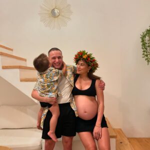 Kai Kara-France Instagram - Hari huritau baby! I can’t wait to celebrate your 30th birthday together. I’m so proud of you. To be able to study full time, look after our two boys and be so supportive of me, it just shows how amazing you are. I’m inspired everyday by you and im so blessed to be your husband. To more life and babies. Love you so much! ❤️