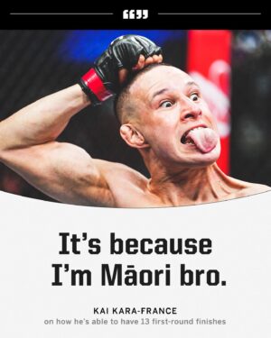 Kai Kara-France Instagram - New Zealand native Kai Kara-France on why he has so many first-round finishes 🔥