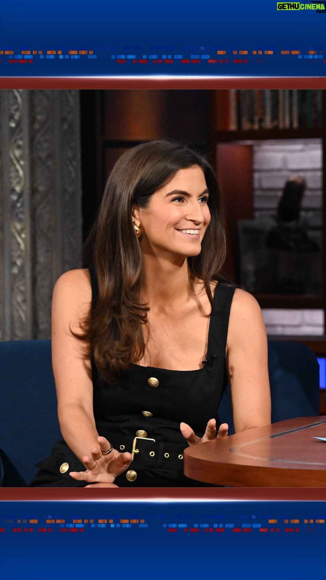 Kaitlan Collins - 44.6K Likes - 5 stars for the Uber driver that kept cool during @kaitlancollins’ breaking news call with Donald Trump.
#Colbert