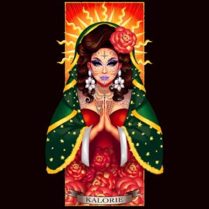 Kalorie Karbdashian-Williams Instagram - 'Sana sana colita de rana, si no sanas hoy sanarás mañana,'— finally releasing my artwork from @artofmicahsouza 😍😍😍😍😍 had so much fun working with him on this! Brought my vision to life! 
Candles will be available soon for purchase!! Xoxoxox #vivalamexico #proudmexicana #latino #latina