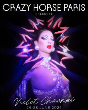 Kam Hugh Instagram - 💎CRAZY VIOLET💎
——
I had the chance to meet @violetchachki last night, and we talk about her upcoming guest star appearance at @crazyhorseparis_official from June 24th to 28th!
Grab your tickets NOW the show is going to be IMMACULATE 💎
She will be the first ever Drag Performer to do the actually Crazy Horse show, don’t miss it 🫵
I know I won’t ☺️
Thank you ciolet for sharing surch interesting details about, outfits, shows, and rehearsal.
Love
——
Wearing @hm @thomasdekkers 
#crazyhorse #violetchachki #drag #dragqueen