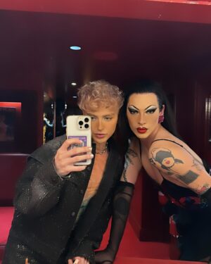 Kam Hugh Instagram - 💎CRAZY VIOLET💎
——
I had the chance to meet @violetchachki last night, and we talk about her upcoming guest star appearance at @crazyhorseparis_official from June 24th to 28th!
Grab your tickets NOW the show is going to be IMMACULATE 💎
She will be the first ever Drag Performer to do the actually Crazy Horse show, don’t miss it 🫵
I know I won’t ☺️
Thank you ciolet for sharing surch interesting details about, outfits, shows, and rehearsal.
Love
——
Wearing @hm @thomasdekkers 
#crazyhorse #violetchachki #drag #dragqueen