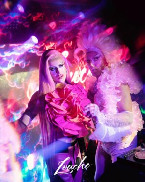 Kam Hugh Instagram - 🩷It was LOUCHE🩷
——
Amazing night at @theloucheparty with @thenickydoll 💖
📸 @jimmychakar @valentinfolliet
👗 @_namilia_ 

——
#drga #makeup #dragqueen