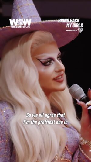 Kam Hugh Instagram - Me being annoyingly SHADY and @sara____forever being jealous ! 🫵
So who’s the fairest of them all?
Watch BRING BACK MY GIRLS NOW on
@wowpresentsplus @wowpresentspluseu @rupaulsdragrace @rupaulsdragcon #drag #dragqueen #dragconuk