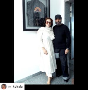 Kamal Haasan Instagram - Trying to race with my clock to promote Indian 2. Thank you . I have always remembered you as kind and appreciative . Let’s catch up when either one of us visit our respective cities.
Posted @withregram • @m_koirala One of the brilliant minds that I had an opportunity to work with..books and films n now fashion is his world !! He recommended amazing books which stretches one’s mind & soul..his unique & deep observations on life amazed me decades ago..his cinematic understanding is unparalleled.. I can have long hours of conversation with him or rather listen to him talk for hours..thank you @ikamalhaasan ji for all that you do and all that you are!! You never cease to amaze me each time I meet you!! 🙏🏻🙏🏻🙏🏻 #fangirl #brilliantactor #oneofakind