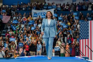 Kamala Harris Instagram - The path to the White House runs through Georgia.

It was good to be back in the state that helped us win in 2020—and with your support, we will win again in November.