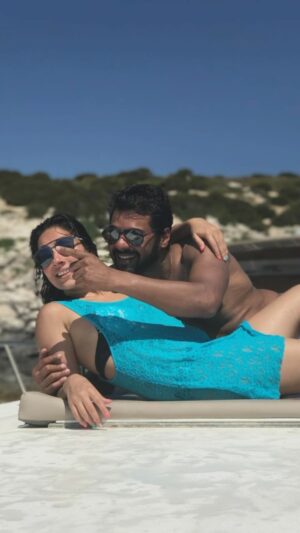 Kanchi Kaul Instagram - My love , 

On this special day, I want to take a moment to celebrate not just your birthday but the incredible man that you are. You  truly, are  a rare gem, Your heart - pure gold, always radiating  love, and kindness to everyone fortunate enough to know you.
 

Love is a journey that unfolds through the tapestry of time, growing and evolving as two people navigate the various stages of life together. A bond that deepens with each passing moment, shared experiences, memories, and emotions. Thank you for your love that has always been a constant, that anchors us  amidst the chaos of this life.

You are my person,🩵 the one with whom I can share everything, from the trivial and senseless, and absolutely crack to the profound and meaningful. I am so grateful for you as we continue to build a life together, where there is no “me” without “you”.

Thank you for being “lover” 😊😘😁as we  embrace this journey, hand-in-hand, heart to heart.💙

You have this remarkable ability to put family before everything else, and that’s something I admire deeply. The love, care, and respect you give to those around you are unmatched. Whether it’s as a father, son, or lover 🤩, you ace every role with such grace and dedication. 

The boys and me  are so blessed to have you in all the everyday madness, that you make sure, you also are a part of.

Thank you for inspiring me every day to be a better person. I know I have said this many times, but there really isn’t a nicer human than you.

And that’s why, for me, Home is not a place. It’s YOU💕

Today, as we celebrate you, I want you to know that you deserve all the happiness, love, and joy this world has to offer. 

Happy birthday, MY LOVE. @shabirahluwalia 

 May this year bring you everything you deserve and more. and yet again, let’s make it full of adventures and memories and countless, senseless, funny moments, that  we will cherish a lifetime.

Thank you for all the love.
I am eternally grateful for you🎂🪩🍰💝 #birthdayboy #tumerahero 😍