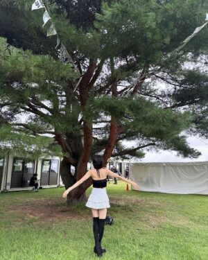 Kang Ji-young Instagram - Lucky Fes‘24 ありがとうございました🍀🕊️🌹❤️