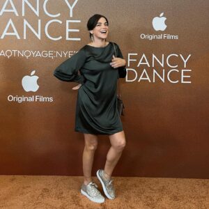 Kaniehtiio Horn Instagram - #FancyDance is a film centred around an auntie/niece relationship, so it felt very fitting that I brought my sweet niece along to NYC for the premiere. 

The performances are beautiful and it was so nice to hear a dialect of our language being spoken on screen throughout. Great job to all involved and niawen for the invite! We had a lovely little road trip! 

You can stream #fancydance on @appletv worldwide now. 

#indigenousfilm 
💖