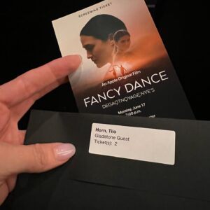 Kaniehtiio Horn Instagram - #FancyDance is a film centred around an auntie/niece relationship, so it felt very fitting that I brought my sweet niece along to NYC for the premiere. 

The performances are beautiful and it was so nice to hear a dialect of our language being spoken on screen throughout. Great job to all involved and niawen for the invite! We had a lovely little road trip! 

You can stream #fancydance on @appletv worldwide now. 

#indigenousfilm 
💖