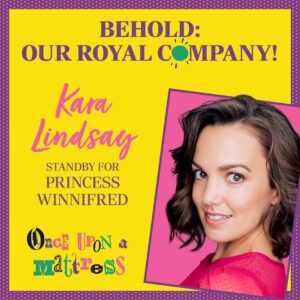 Kara Lindsay Instagram - Two Freds are better than one 👑  @karalindsay1 will be the standby for Princess Winnifred in #MattressMusical! Performances begin July 31st at the Hudson Theatre.
