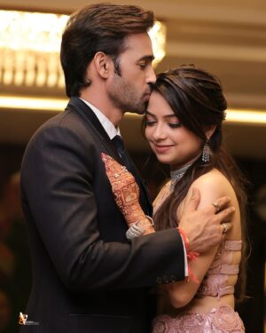 Karan Sharma Instagram - Creating our own fairytale💖🧿❤️✨

Photography: @gv_photography_and_films 
Hair and makeup: @bhatianikisha @shyambhatiahairstylist👰‍♀️outfit: @rajgharana.rg 

#pookavivaah #poojakarannam #justmarried #newbeginnings #ourveryownfairytale #happilyeverafter