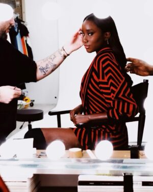 Karidja Touré Instagram - Last night glam !

@rayannohra 📸 
@expert_denilsonpedro.11 💇🏾‍♀️
@fabbhairdresser 💄