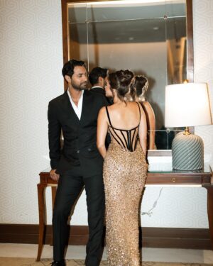 Karim Fahmy Instagram - A love like no other..

Karim’s suit by: @maisongamil
Dania’s Makeup by @dinaelleithy_makeupartist
Photographer: @mangaawyowes @occhiostudios