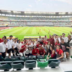 Kartika Berliana Instagram - Opening Ceremony World Cup U17 🥳Bangga banget Indonesia jadi negara pertama di Asia Tenggara yang dipercayakan mengadakan worldcup u17 @fifaworldcup 🇮🇩🇮🇩🇮🇩
Happy banget bisa activity sama idola idola dari waktu masih sekolah🥳 #u17wc #inspiringstars