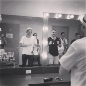 Káss Instagram - Before the set ...