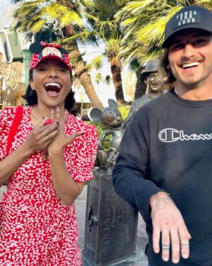 Kat Graham Instagram - Happy one year anniversary to my loving hubby @bryantwood!! Writing this in a bathroom in Budapest at 5:30am so I don’t wake you up lol. 

I’ve been thinking about all the incredible things we’ve gone thru in the past year. Spending this day in service with you… with the children from Ukraine and then on to the festival of freedom truly encompasses the nature of our relationship. Service and bringing the world together with love.

Thank you for booking out the @millenniumgate museum 🤯 for us and surrounding us with the work of peace keepers and human rights fighters… Reminding me always about what’s important in this life, and to not get caught up in the fluff. 

I’m so grateful for every silly, deep, passionate, absurd, profound, frustrating, spiritual and hilarious moment we’ve had. I’m grateful for everything you’ve taught me and all the love and laughter you’ve given me. I can’t imagine the past year or my life without it. I love you madly. Happy anniversary my love. 8.8. What goes around… 🪃💓💪🏽
 -Mrs. Wood