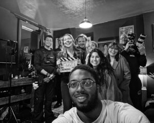 Kate Kennedy Instagram - A new short ‘Frank & Shell’ in the oven. Lick-the-bowl worthy filmbatter over 2 days thanks to these magic moviechefs:

DOP: The Maestro @benhecking 
Producer: @saturzand 
Cast: @khawajasc (excuse the light in the last photo, she’s a human lighthouse) and two very cool non-instabois Billy Barwick (the stupidly brilliant Will Brown) and (the wizard) Dom Wood ft. lovely @livmcdd 
Camera: @morgan.quashie 
Gaffer: @capturedby.jordan 
Sound: @jacobevans.sound 
1st AD: @ruby_phelan 
Runners: @livmcdd @noellesacher13 
Costume: @kara_colb 
Writer/Dir: this plank 

“Pat the Bum” 🎥