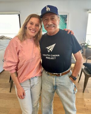 Katee Sackhoff Instagram - This wonderful man has meant so much to so many people it’s hard to put into words. To me he’s been a thoughtful teacher, protector, and friend who loves those in his life so fully and graciously. 
He’s truly one of a kind. ❤️

His episode on @thesackhoffshow is live. Link in bio. Please check it out. 

#TheSackhoffShow #edwardjamesolmos #battlestargalactica #bsg #mytribe