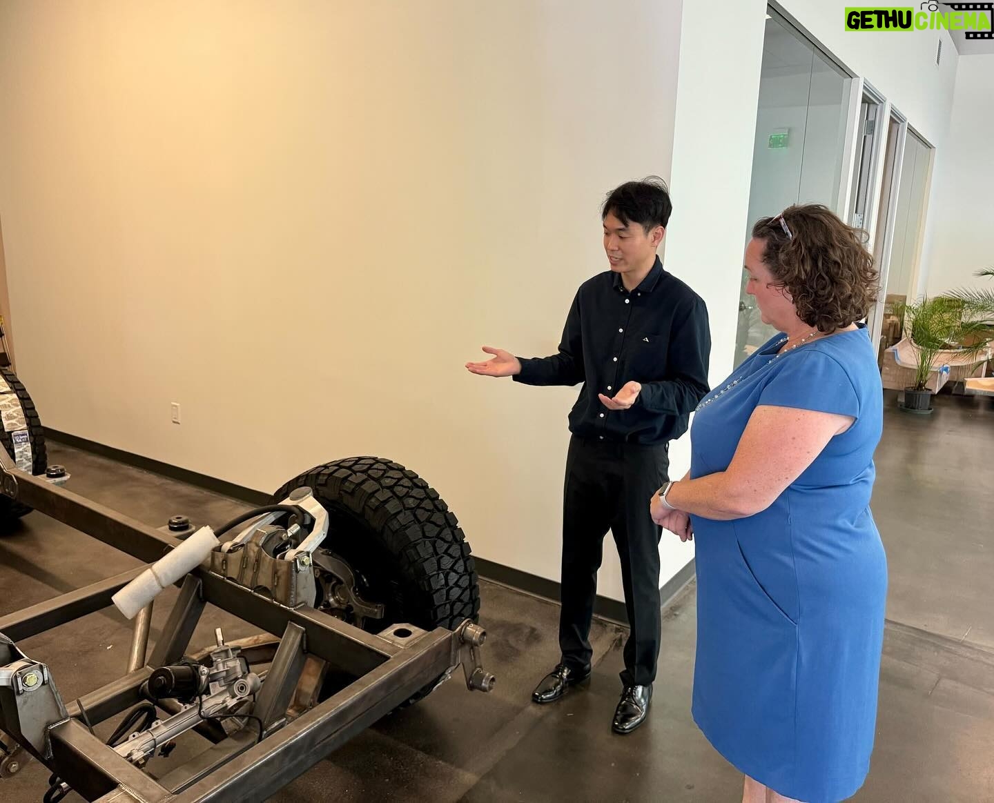 Katie Porter - 3.1K Likes - I stopped by @alphamotorinc to learn more about their electric vehicle development and how they’re making EVs more accessible for every American.
Orange County is lucky to be home to so many innovative small businesses that drive competition and strengthen our economy.