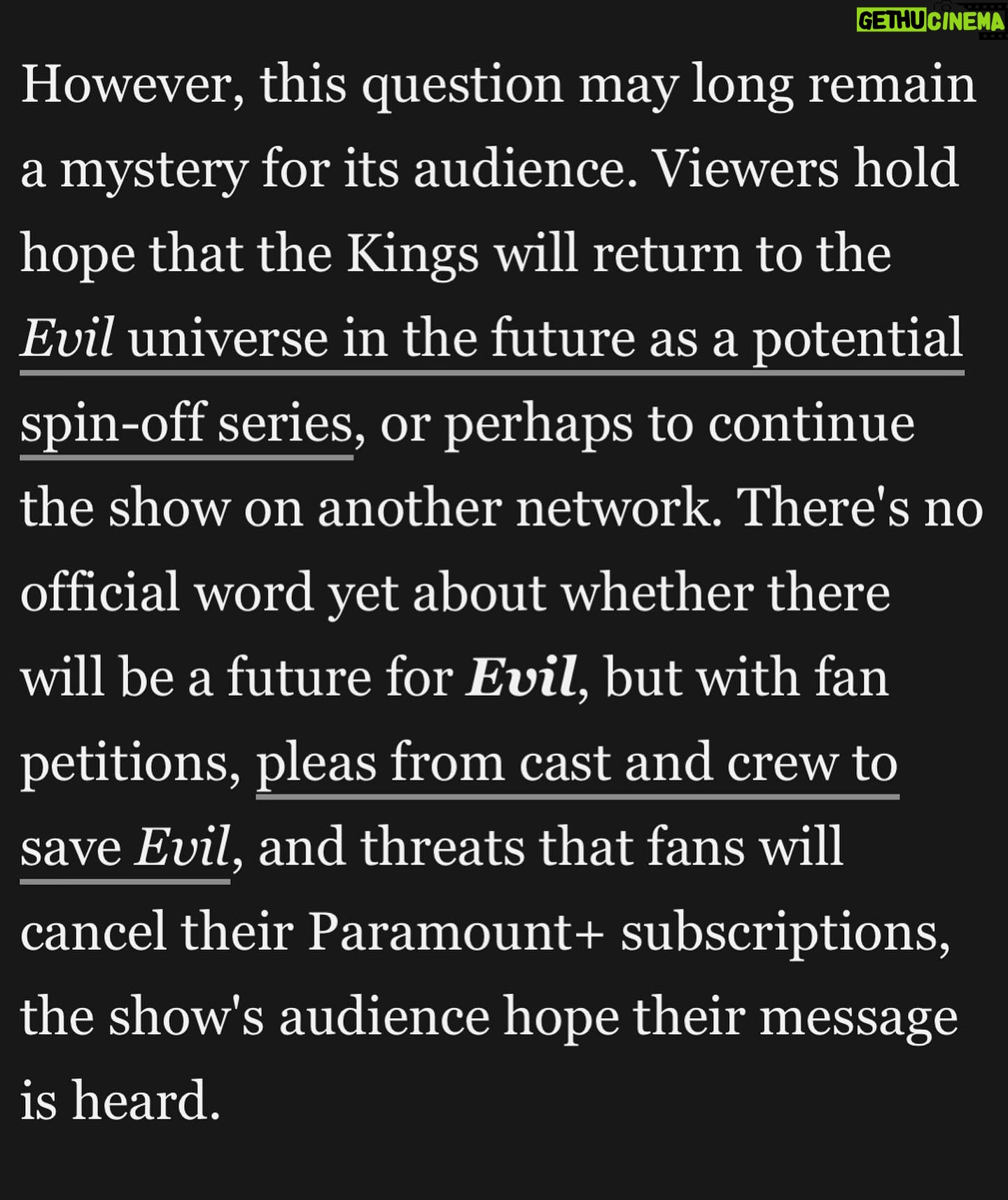 Katja Herbers - 9.4K Likes - KINGS on our cancellation. Still holding out the tiniest bit of hope some other streamer might want to come to the rescue and make some moneys off us. Thanks for all the awesome fan edits and your enthusiasm, Evil Fans. Weāre still in that top 10! Thanks for watching & recommending and loving it like you do š„°š if some other streamer picks us up it is because of you all finding our show, putting it high up in those charts and rooting for us š
PS. Should this really be our end-end, we promise youāll like our finale. Itās just that everyone involved in making this show is hoping and feels inspired to make more