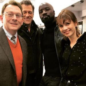 Katja Herbers Instagram - I can’t believe we’re at our original season 4 finale tomorrow at midnight!! Four more eps after that. Someone pick us up!!!! Anybody out there? 😅😭Here’s a fun BTS stack. Sandwiched in between two legends on the first photo. What @aasif needs to even get out of the chair…. Being number 1 is exhausting. As you can tell on the forth slide. Where does Mike even think??? I’m supposed to just hold that coffee? 😤It’s hot. What else? Dalya is method, she’s a star, nobody is as real. Wally Shaun, the one and only. TV mommy in me being in denial over Brooklyn’s 19th birthday. One of the first days of filming Evil, warming up before we go into my office to film the final scene of our very first episode. And then happy faces as we wrapped the pilot in the trailer and went out for drinks after. Recognize Darren aka Leroux the trouble maker? Gosh the times we’ve had. Thanks for following along everyone. Let me know if you want more or less of this nonsense in the comments. Ta-ta-ta.