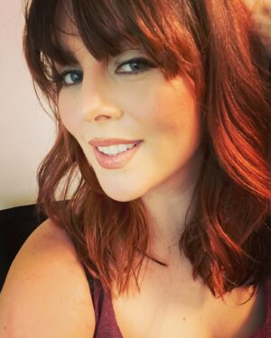 Katrina Weidman Instagram - Bangin summer 😉😬🤓 #summervibes #september #ghost #ghostbusters #dork #dorkyjokes #ghoststories #ghoststory #haunted #spookyseason #witchyvibes #paranormal #paranormalactivity #paranormalinvestigator #makeup #redhair #highlights #bangs #lipgloss