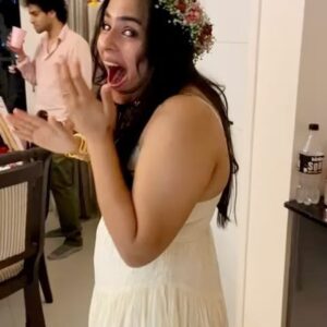 Kavya Kalyanram Instagram - Surround yourself with the best people and you’ll always have the best time! ✨
My birthday was yet another amazing day for me with my most favourites and lots of cakeee 🥰♥️
Thank you you all for making my every day wonderful and all the more my birthday 
Anddd of course thank you to everyone who wished me sent their warmest regards 🤗