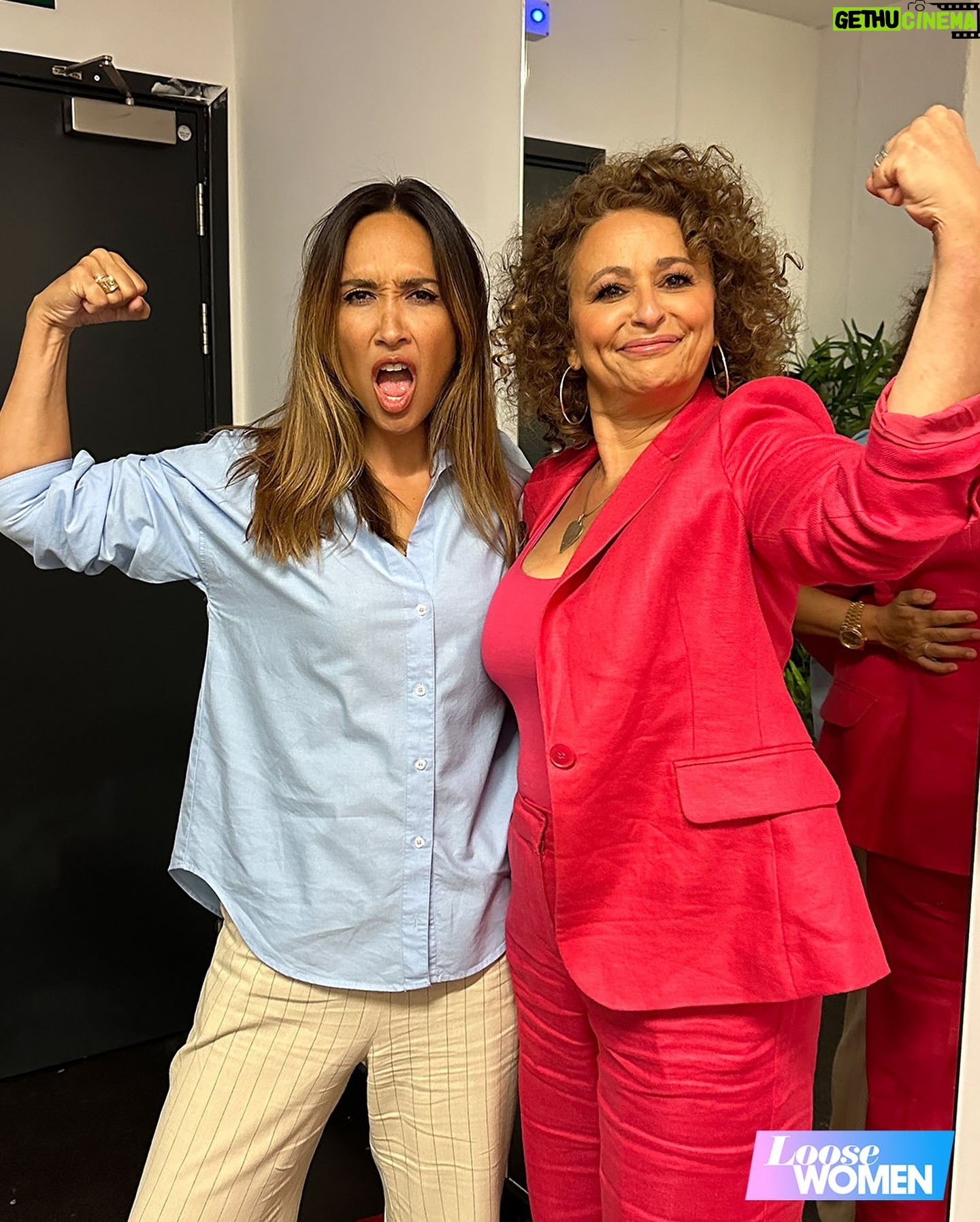 Kaye Adams - 2.1K Likes - Two teams, one winner! The Loose Women went head to head in a game of tug of war on Thursday with team Myleene and Nadia coming out on top 💪🏆👏
(Swipe to the end to see Kaye and Myleene’s rematch)
#loosewomen