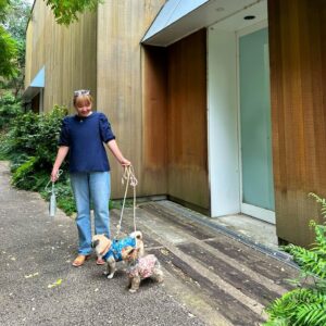 Kayo Noro Instagram - 幸せなひと時🐶🐶🌲🍽️☕️
・
私服🙋🏻‍♀️
tops  #noticecolors 
denim #levis 
・
・
・
Notibe//colors というお洋服ブランドをやらせていただいてます。M size〜3L sizeまであります♡
私が着てるのはL sizeです♡
・
QVCというサイト.アプリで購入できますので宜しかったら是非♡
『ノーティスカラーズ』で検索していただいてもすぐ出てきます♪