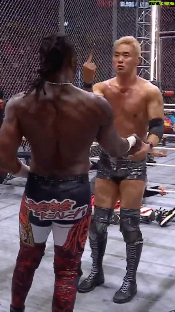 Kazuchika Okada - 36.3K Likes - AEW World Champion @swerveconfident taking out The Elite with a staple gun during #AEWDynamite Blood & Guts!