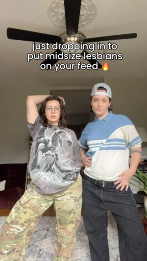Keara Graves Instagram - we’re so gay for all girls but midsize girls are extra juicy🔥

#lesbiancouple #wlwcouple #midsize #bodyacceptance #bodyimagehealing