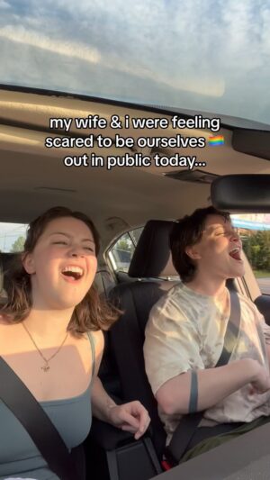 Keara Graves Instagram - quick what’s the gayest song on your playlist rn?🎶

#wlw #wlwcouple #queercouple #lgbt #lgbtq #pride