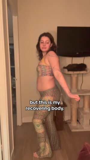Keara Graves Instagram - i had more weight to gain, and maybe i still do, but now i trust that my body is doing what’s best for me to heal 🤍✨ 

#edrecovery #bodyimagehealing #healingjourney #selflove #bodydysmorphiarecovery #recovery #bodyconfidence #bodypositive