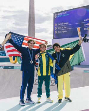 Keegan Palmer Instagram - WORDS CAN’T DESCRIBE THIS FEELING!!!!! To have @tomschaar and @augakio standing there is dream, to have my parents and brother there was incredible, the level at this years O SHOW was insane everyone was ripping, still can’t believe I’m a 2 time Gold medalist doesn’t even feel real!!!! THANK YOU TO EVERYONE FOR THE AMAZING MESSAGES I APPRECIATE ALL OF YOU ❤️❤️❤️❤️