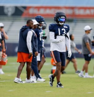 Keenan Allen Instagram - Training camp 12. Still working! 👽 #DaBears 🐻