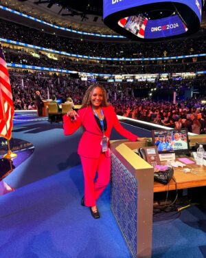 Keisha Lance Bottoms Instagram - Front row seat to history and the DNC Roll Call! #harriswalz2024 #dnc