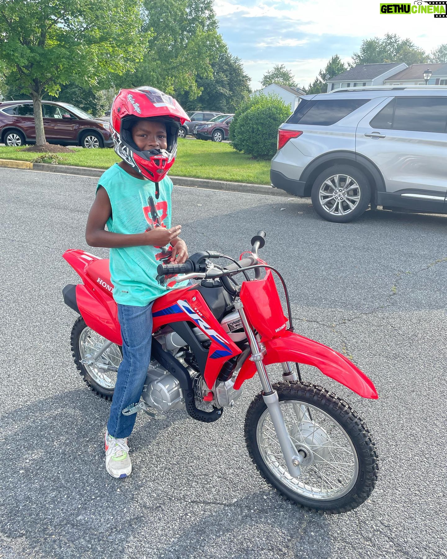 Keivonn Woodard - 6.3K Likes - My favorite uncle Lurendran from Houston taught me how to ride my Honda 2023 CRF 110F for first time! I learned in less than 5 minutes 😁 #vrooooom #Honda