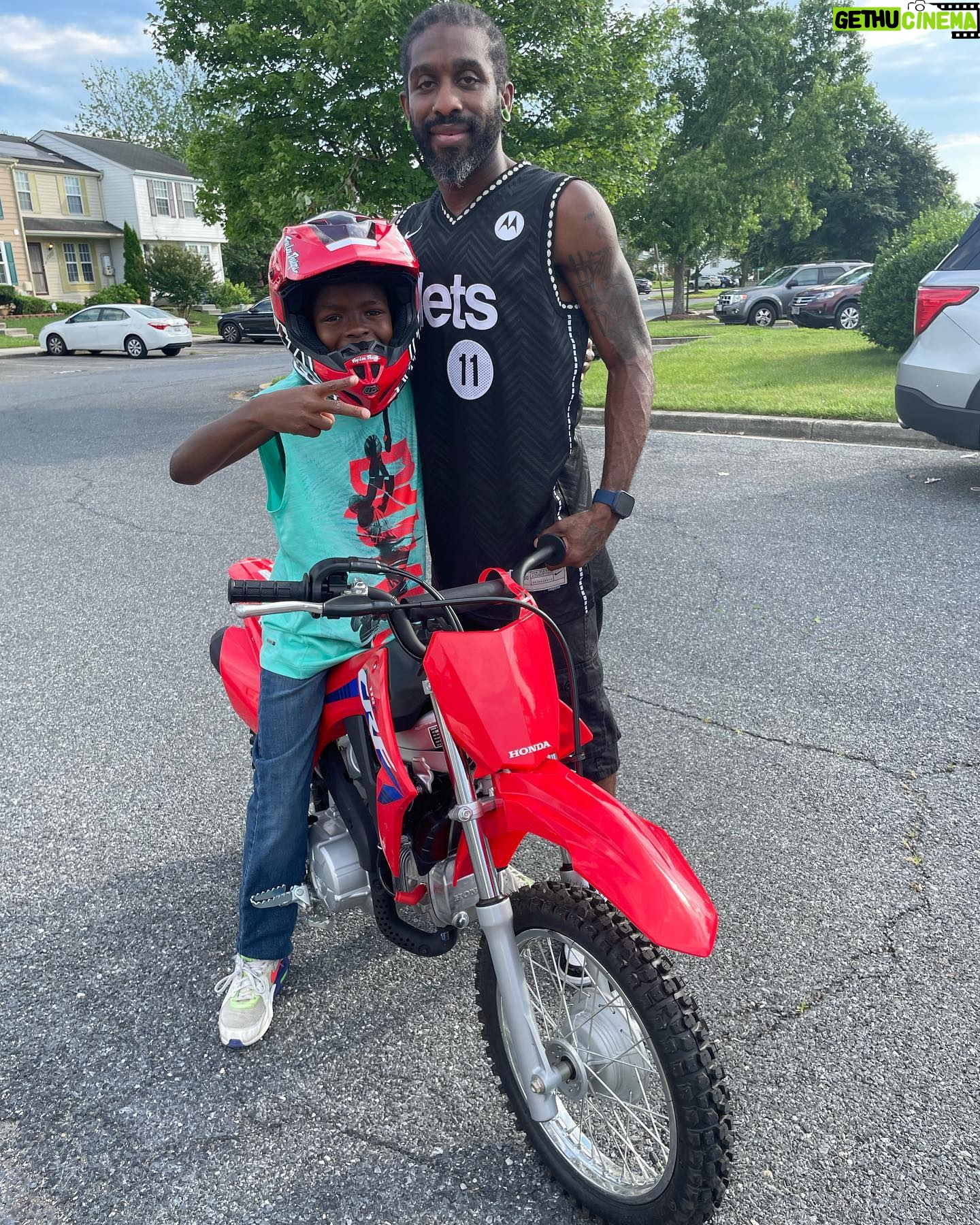 Keivonn Woodard - 6.3K Likes - My favorite uncle Lurendran from Houston taught me how to ride my Honda 2023 CRF 110F for first time! I learned in less than 5 minutes 😁 #vrooooom #Honda