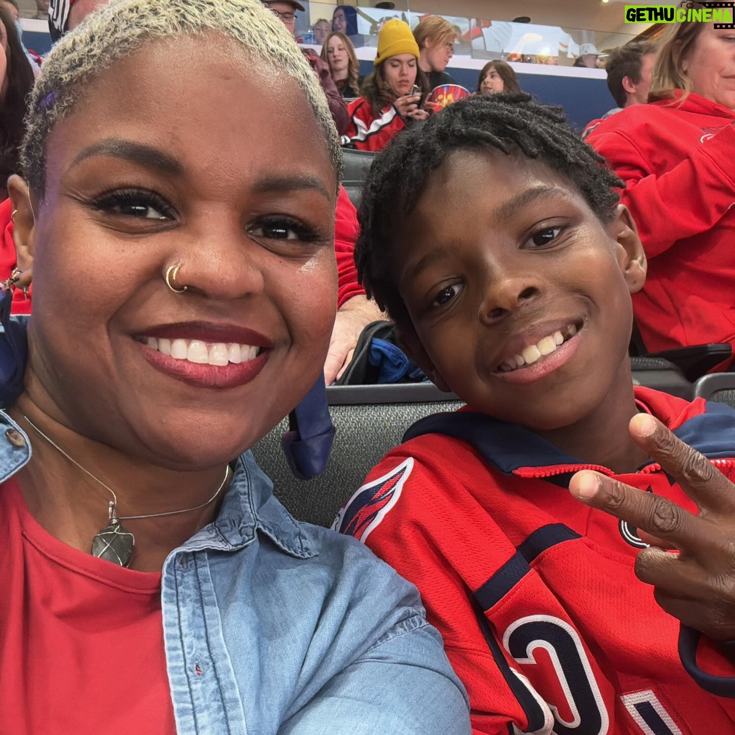 Keivonn Woodard - 4.1K Likes - Jumbotron Rooting for DC Capitals! We had a blast. 4-2 W. 🤩 #gocaps #win #8
