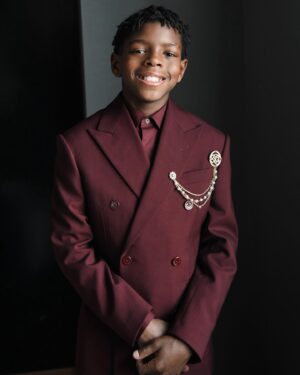 Keivonn Woodard Instagram - Life is too short to wear boring suits #emmynominated #louisvuitton #televisionacad