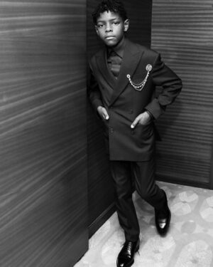 Keivonn Woodard Instagram - Life is too short to wear boring suits #emmynominated #louisvuitton #televisionacad