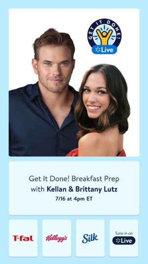 Kellan Lutz Instagram - One thing about us? We NEVER skip breakfast! We need all the energy we can get to keep up with our kiddos. 💪🏼 Join us LIVE with @walmart and @talkshoplive on 7/16 at 4PM ET/3PM CT as we show you easy, delicious recipes you can make for the whole family. Stop missing out on the most important meal of the day—we’ll show you how to get it done!

Get a reminder for the show at the link in our bio. We can’t wait to see you there! #tslpartner